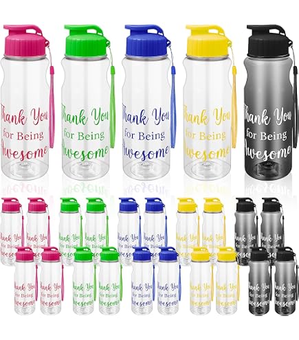 Funny Quote Water Bottle - "Technically Alcohol Is A Solution" 20oz Aluminum Bottle With Sport Top & Clip - View #7
