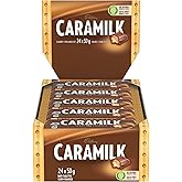 Cadbury Caramilk, Full Size Chocolatey Candy Bars, Sweet Treats, Individually Wrapped, 50g (Pack of 24 Candy Chocolate Bars)