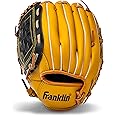 Franklin Sports Baseball + Softball Gloves - Field Master Adult + Youth Baseball + Softball Gloves - Right Hand + Left Hand Gloves - Infield + Outfield Mitts - Multiple Sizes + Colors