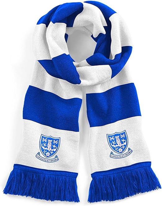 Sheffield Wednesday 1960's Football Scarf With Embroidered Logo Amazon