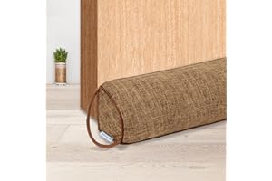 NABOWAN 36" Weighted Under Door Draft Stopper -Triangular Door Draft Blocker with Hook Loops for Easy Install, Save Energy, Home Room Essentials
