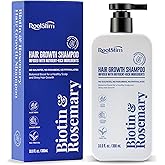 Biotin & Rosemary Shampoo for Hair Growth: Hair Loss Shampoo for Thinning Hair Infused with Nutrient Rich Ingredients for Hair thickening Sulfate Free 10 fl oz