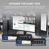 Timetec 32GB (2x16GB) DDR4 2400MHz UDIMM 288-Pin RAM PC4-19200 CL17 view 3