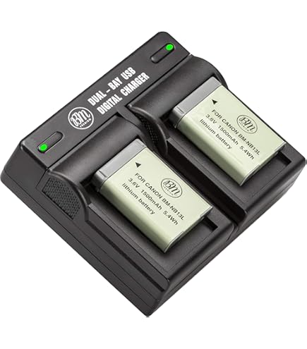 Amazon.com : BM Premium NB-13L Battery and Battery Charger for