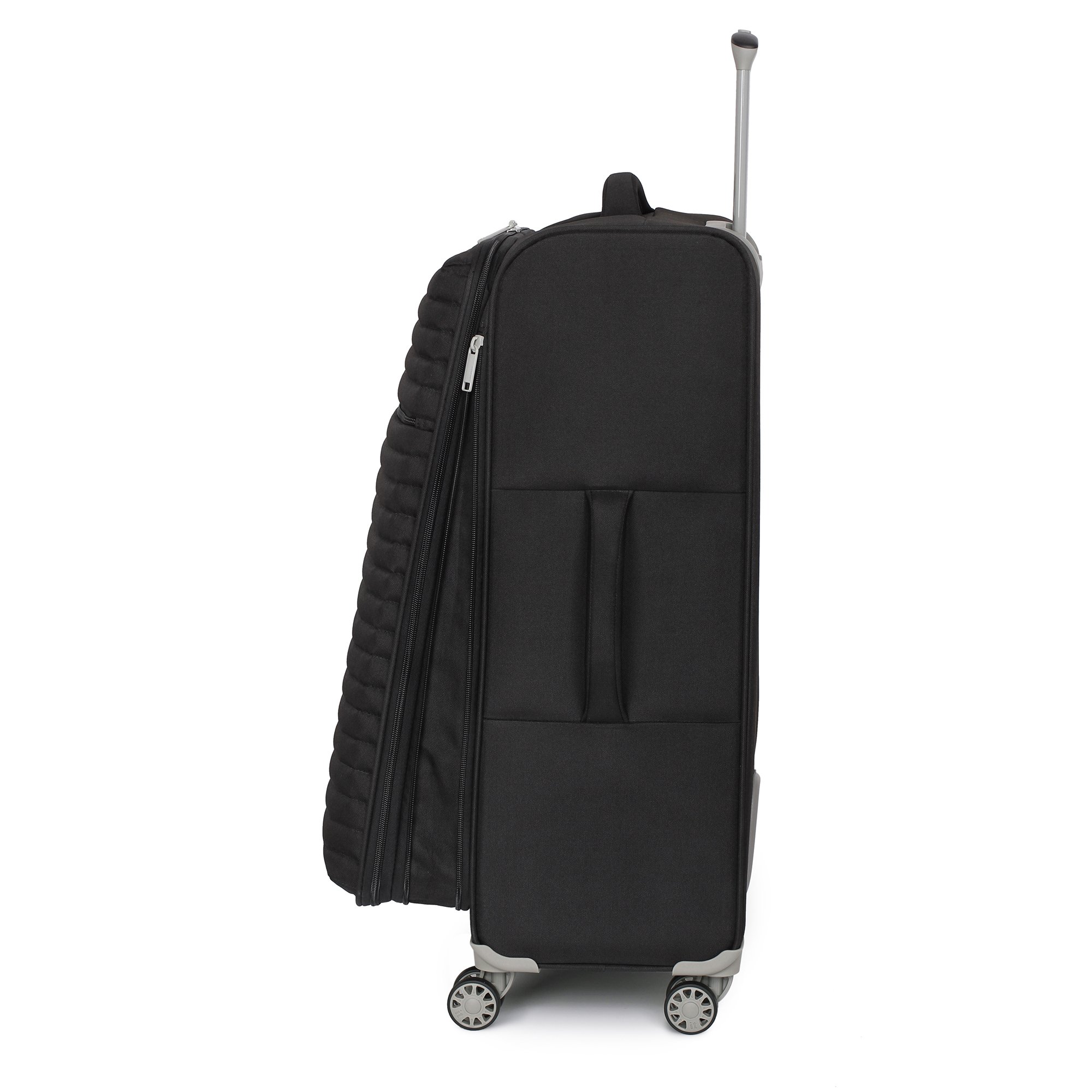 it luggage megalite quilted 8 wheel grey medium suitcase