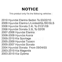 SIM Front Rear Semi-Metallic Brake Pads Kit