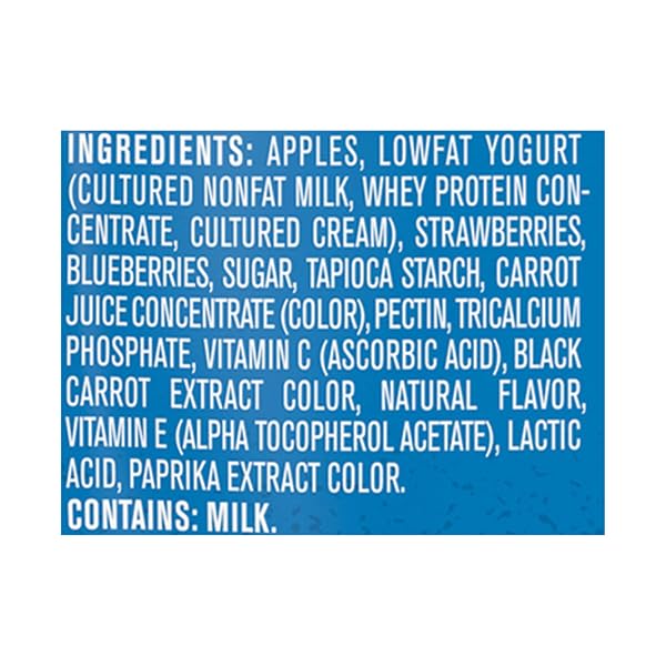 GERBER BABY FOOD POUCHES, TODDLER 12+ MONTHS, FRUIT & YOGURT VERY BERRY, 3.5 OUNCE