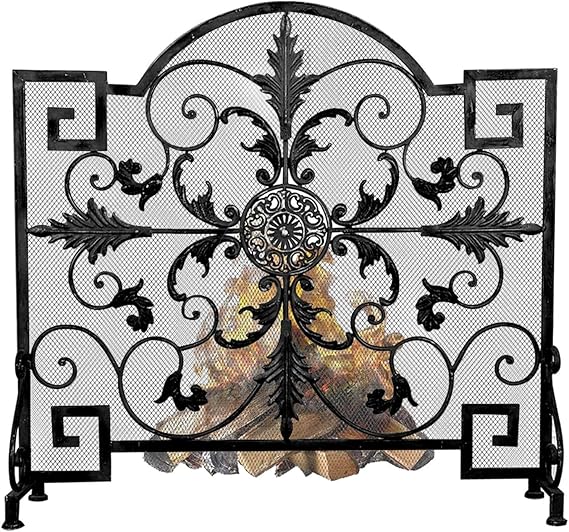 Antichispas para chimenea Pantallas de Chimenea Ornamentadas para