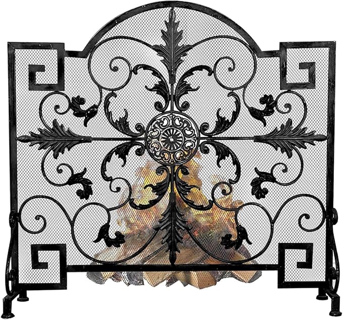 Antichispas para chimenea Pantallas de Chimenea Ornamentadas para