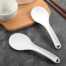 2 Pcs Plastic Rice Paddle, Non-stick Rice Spoon