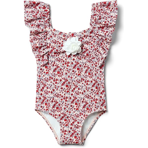 Amazon.com: Janie and Jack Girls' Flower One-Piece (Toddler/Little