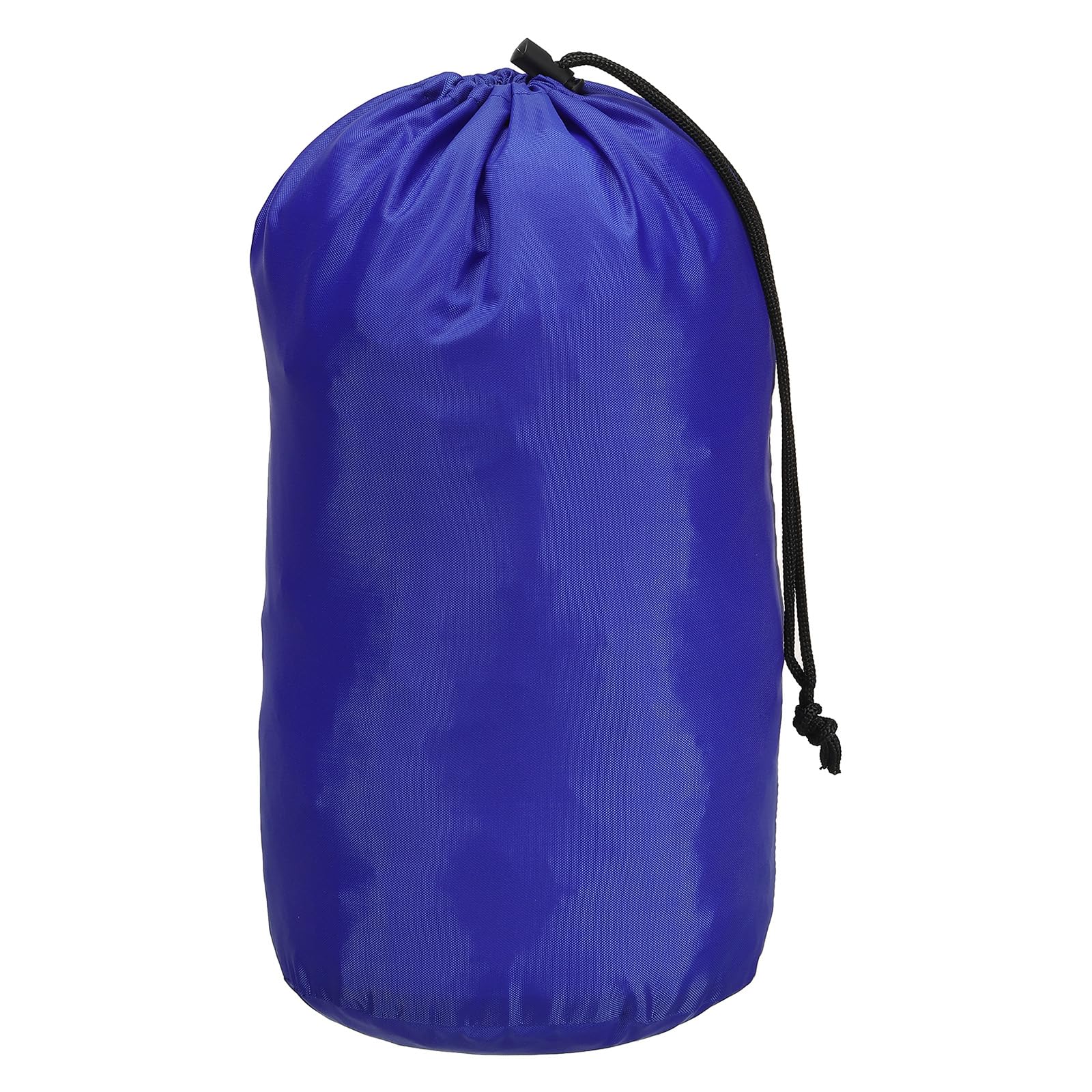 PATIKIL Stuff Sack, 6 x 12.5 Inch Waterproof Outdoor Storage Sack Portable Drawstring Dust Flap Bag for Camping, Blue