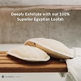 Hydrea London Organic Egyptian Loofah Spa Pad Mitt Body Exfoliator Bath Shower view 4