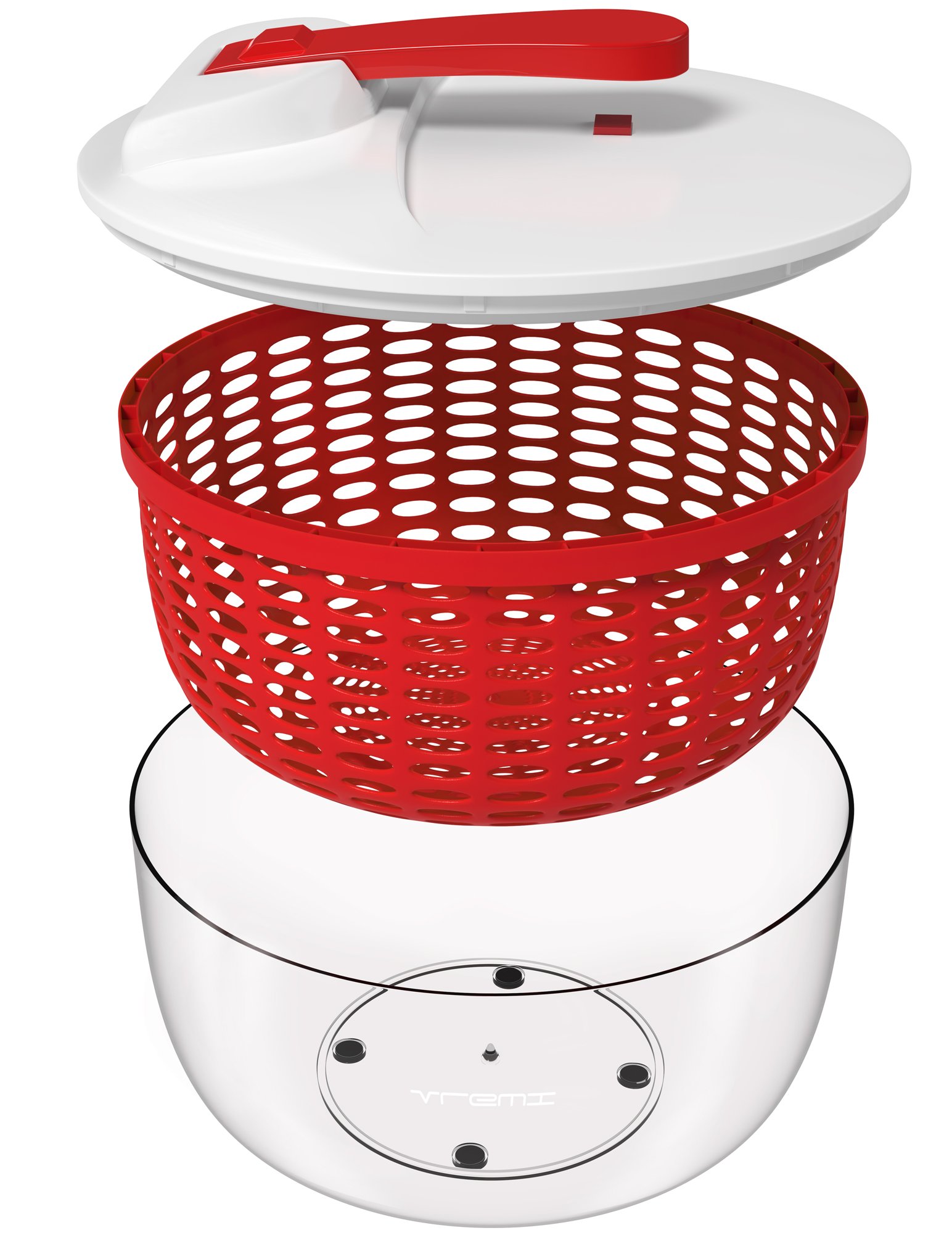 OXO Good Grips Good Grips Salad Spinner 10.25Inch Clear Salad Tools & Spinners Kitchen Utensils