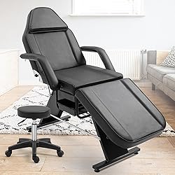 Jaxilyn Esthetician Bed for Facial with Two Trays
