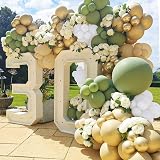 FlixCart Sage Green Balloon Arch Kit 101 Pcs DIY Garland Kit with Tools view 7