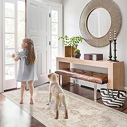 Area Rug 2x6 Runner Rug: Washable Vintage Hallway