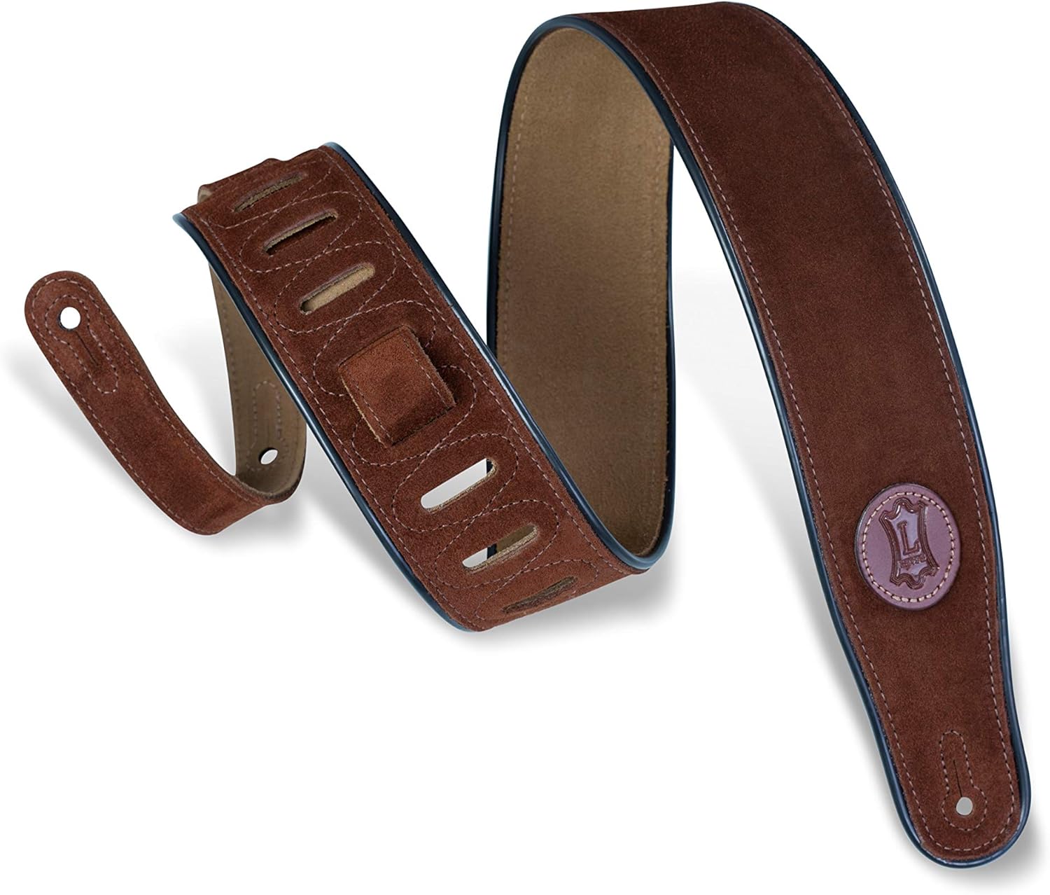 Levy's Suede Leather Guitar Strap Brown Amazon.co.uk Musical Instruments