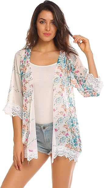 kimono cardigan lace