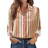 Zeagoo Womens Tops Long Sleeve Satin Silk Button Down Shirts Casual Business Dressy Blouses Fall Clothes