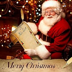 Watersay Christmas Santa's Nice List Scroll Paper