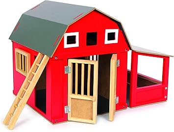 wooden farm barn toy