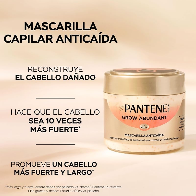 Grow Abundant Anti-Queda de Pêlo 300ml. Faz com que o cabelo seco e danificado fique mais longo e 10 vezes mais forte. Aumenta a sua resistência. Com 2000 mg de Complexo Provitamínico + Aminoácidos