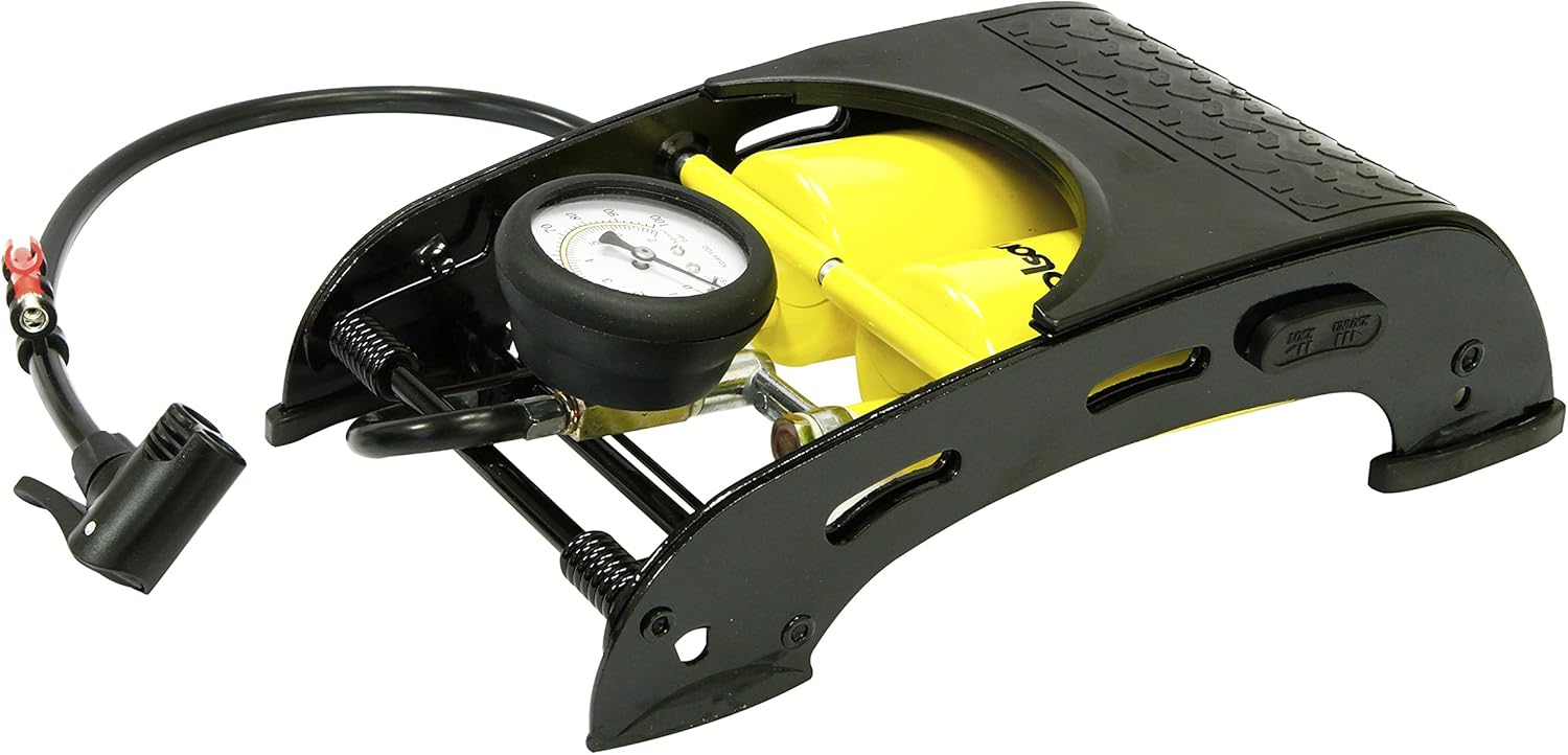 Rolson 42971 Twin Cylinder Foot Pump Automotive