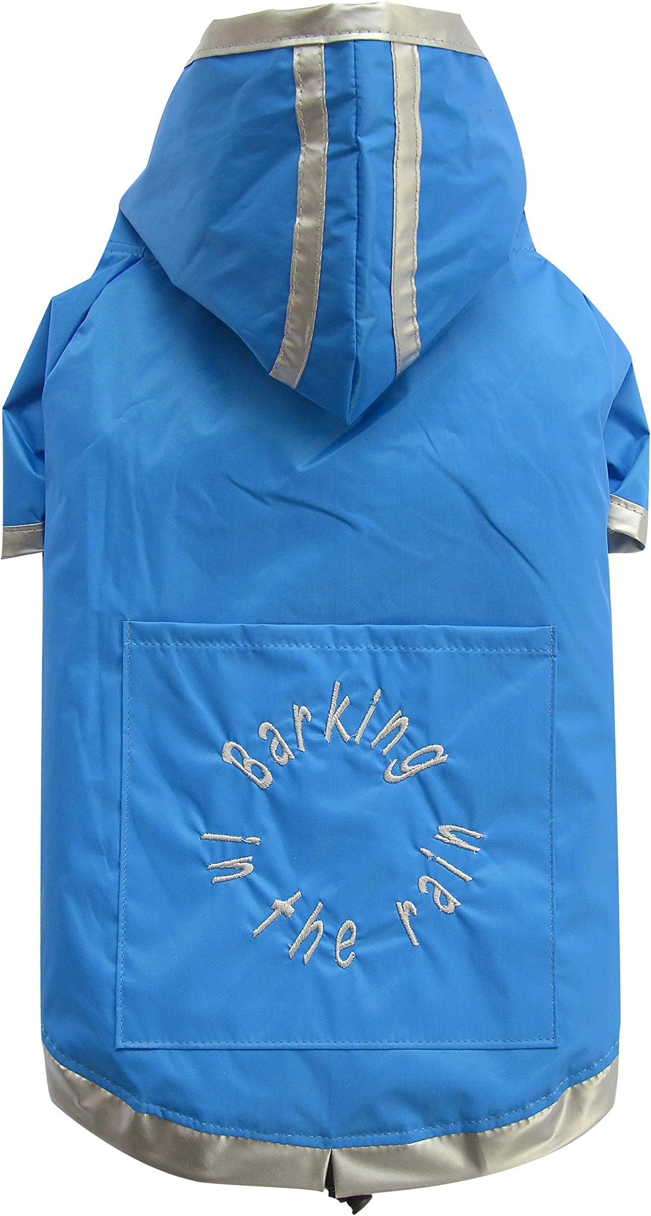 DoggyDolly Authentic Classic Rain Coat for The Robust Dog, Medium, Blue