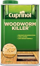 Cuprinol Low Odour Woodworm Killer 1 Litre Natural view 2