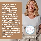 Baby Box Shop Newborn Gift Set Unisex Keepsake Box Rattle Muslin Cloth 7 Pieces view 5