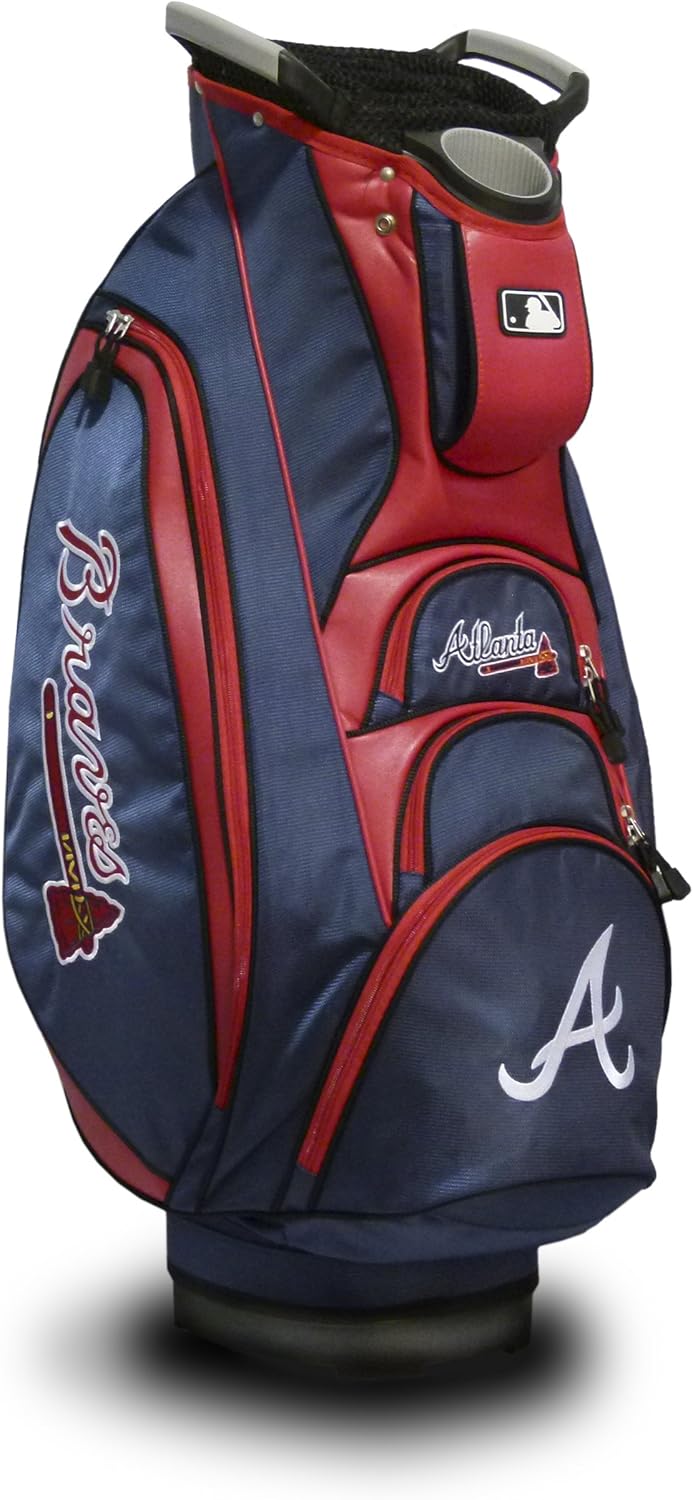 Team Golf MLB St Louis Cardinals Victory Golf Cart Bag, 10-way Top with Integrated Dual Handle & External Putter Well, Cooler Pocket, Padded Strap, Umbrella Holder & Removable Rain Hood : Sports & Outdoors