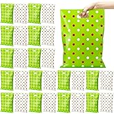 Eaasty 48 Pcs Christmas Plastic Gift Bags Bulk 16 x 12 Inch Red Green Polka Dot Merchandise Gift Bags with Handles Large Christmas Shopping Goodie Bag for Xmas Holiday Party Favor Gifts Wrapping