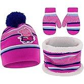Hasbro Girls Winter Accessory Hat and Mittens Set, Peppa Pig Beanie for Toddler Ages 2-4