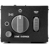 Headlight Dimmer Switch 1999-2002 Chevy Silverado GMC Sierra 1500 2500 3500 | Chevy Suburban Avalanche Tahoe GMC Yukon Escalade, Instrument Panel Dome Lamp Switch 15755595 15738843 15062684 901192 DS968