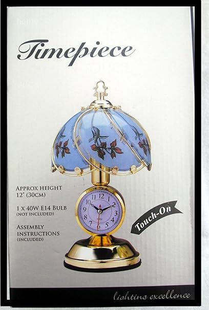 TIMEPIECE TOUCH LAMP CLOCK BEDSIDE LIVING ROOM: Amazon.co.uk: Lighting