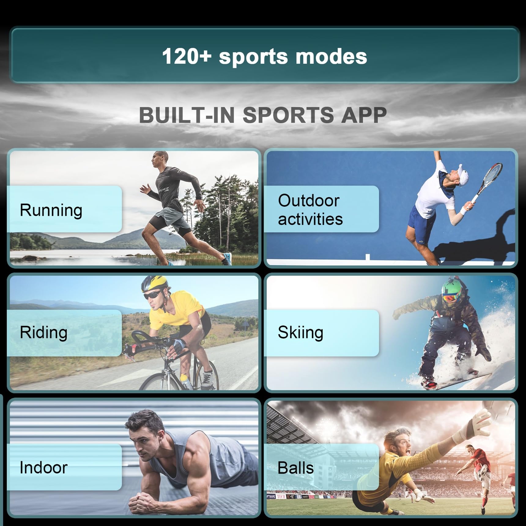 Military Smart Watch for Men（Bluetooth Calling）, Fitness Watch with Flashlight,Compass,960mAh Battery,120+ Sports,SpO2 Heart Rate Sleep Monitor,Step Counter,IP68 Waterproof Smartwatch for iOS Android