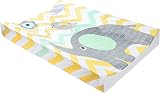 Babycurls Deluxe Anti-Roll PVC Changing Mat Elephant Chevron 69x45x8cm