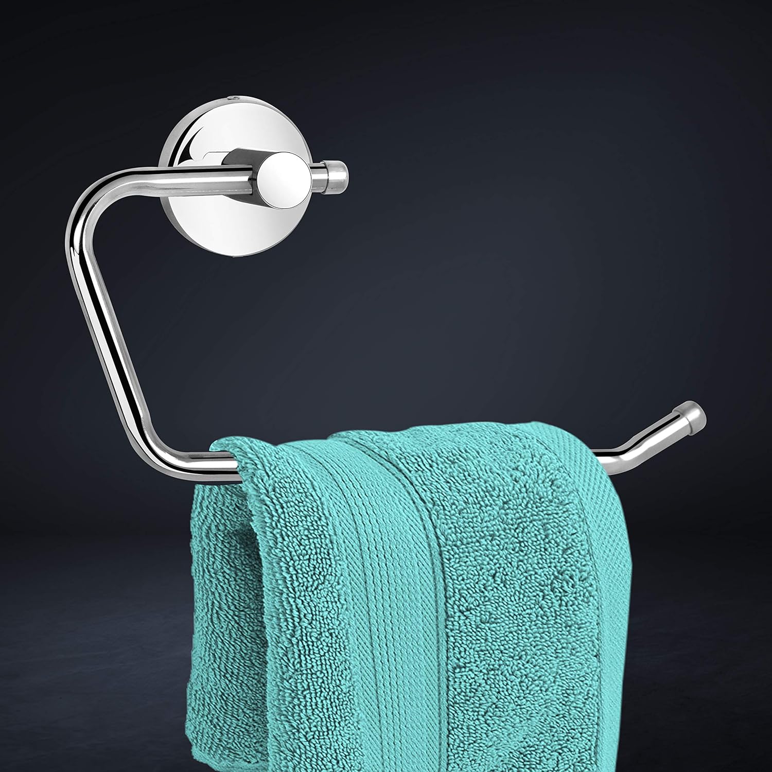 Plantex Stainless Steel Towel Ring for Bathroom/Wash Basin/NapkinTowel