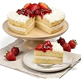 ANDY ANAND CHOCOLATIER Sugar Free White Chocolate Cake, Topped With Strawberry Enjoy The Amazing Taste of a Classic Cake, Diabetic Friendly, Amazingly Delicious, Guilt-Free Dessert For Celebrations (2.5 lbs)