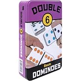 Double 6 Domino Game Travel Tin, Portable Family Game, Ages 8+ | Double 6 Domino Game in Travel Tin, Portable Family Game for Travel, Camping &amp; Game Night, Ages 8+, 2+ Players