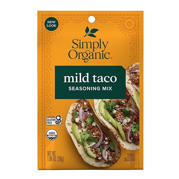 SIMPLY ORGANIC MILD TACO SEASONING MIX, GLUTEN FREE,...