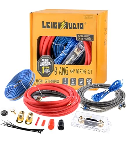 (新品)AUTOTEK SS1500.4 アンプ 1500W 配線セット付き Amazon.com: 1500 Watt Complete Amplifier Hookup Kit