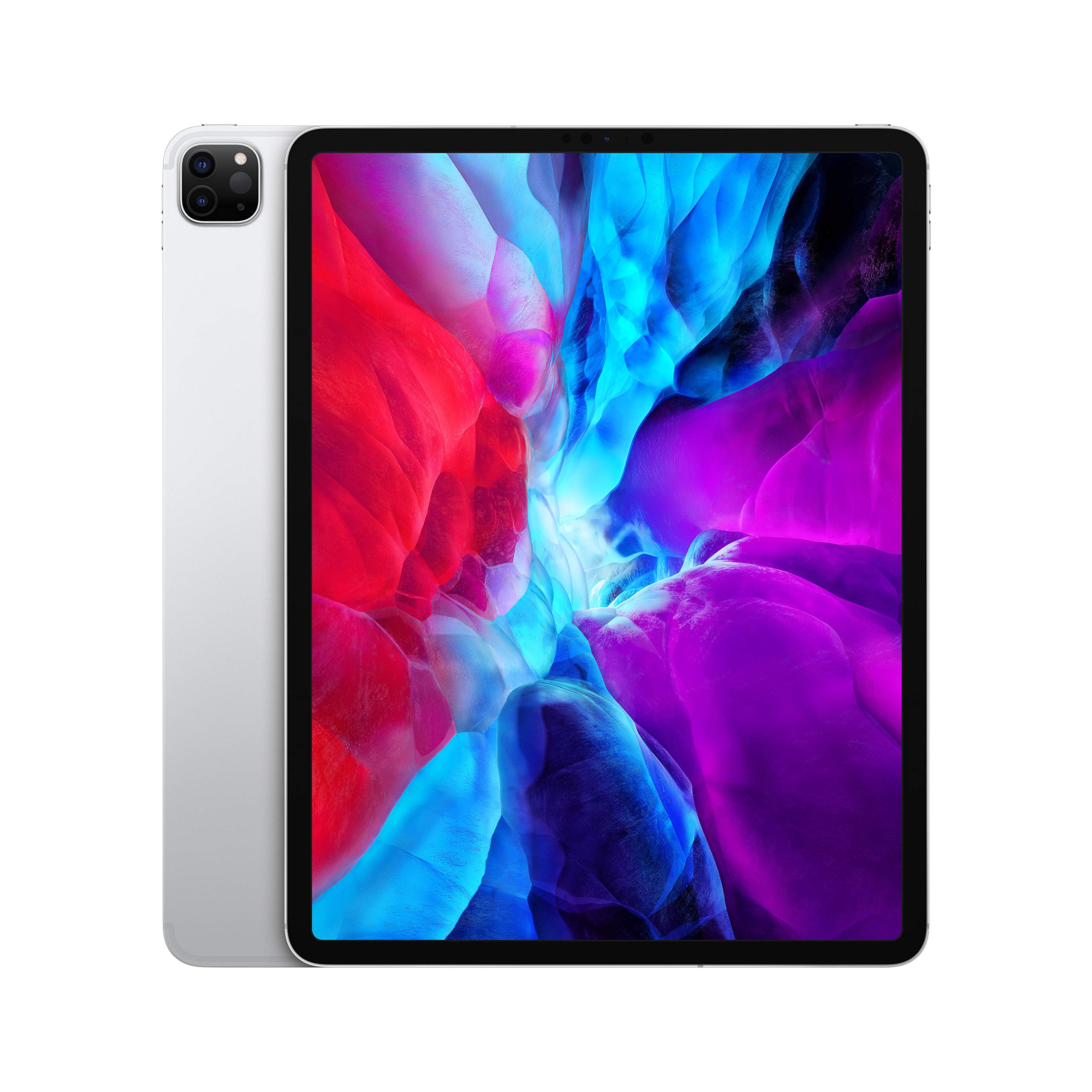 2020 Apple iPad Pro (12.9-inch, Wi-Fi + Cellular, 256GB) - Silver (4th Generation)