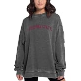 chicka-d NCAA womens Burnout Fleece Pullover