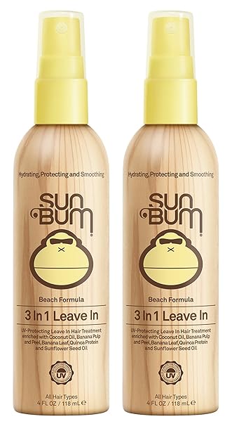 Amazon Com Sun Bum 3 In 1 Leave In Hair Conditioning Treatment