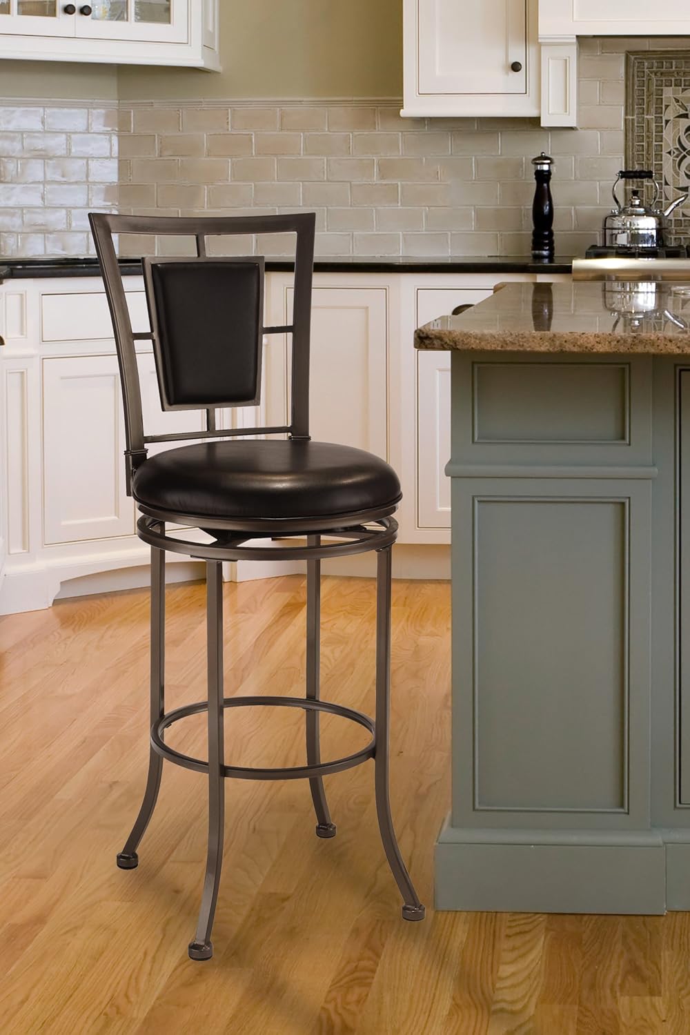 Amazon Com Hillsdale Furniture Auckland Swivel Counter Stool Furniture Decor