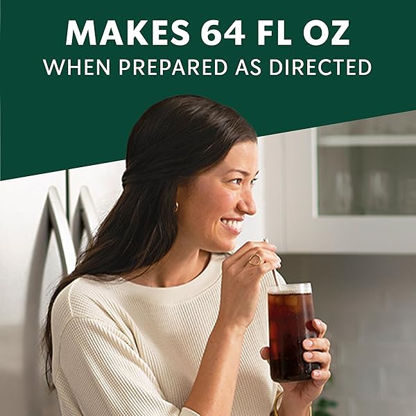 STARBUCKS COLD BREW COFFEE CONCENTRATE, SIGNATURE BLACK ICED COFFEE, 32 FL OZ
