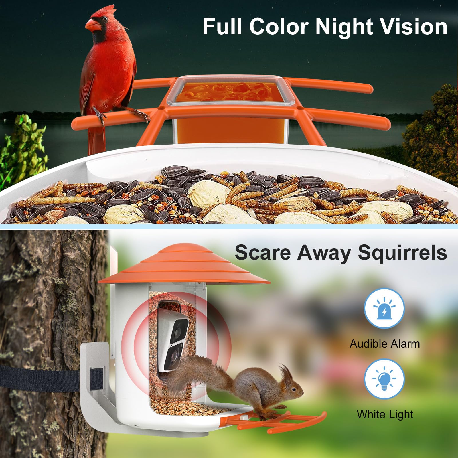 birdsnap® TUC- Bird Feeder with Camera 2K Live