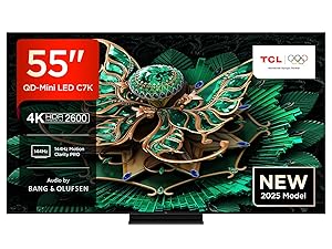 TCL 65C6K 65″ QD-Mini LED TV, 4K HDR Premium 1000nits, Smart TV con tecnologia Google TV (Dolby Vision IQ e Atmos, sistema audio Onkyo 2.1, Motion Clarity Pro a 144 Hz, Game Master)